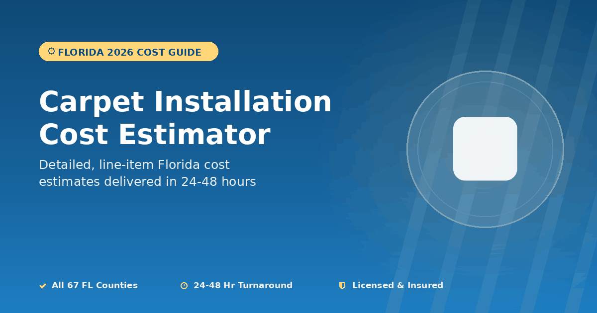Florida carpet installation cost estimator by room bedroom living room