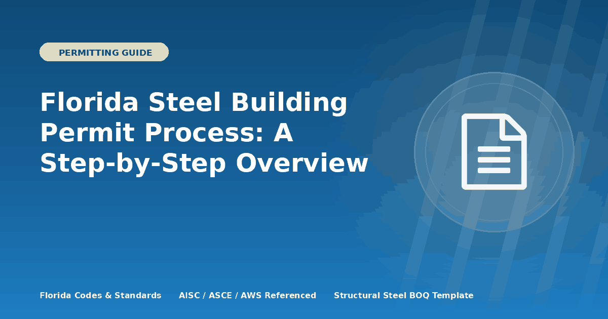 Florida Steel Building Permit Process: A Step-by-Step Overview