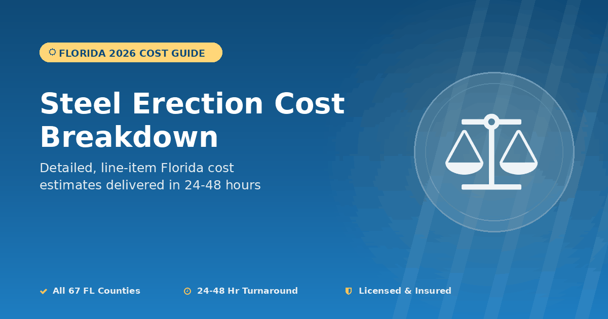 Steel Erection Cost Breakdown: What Drives the Price Per Ton
