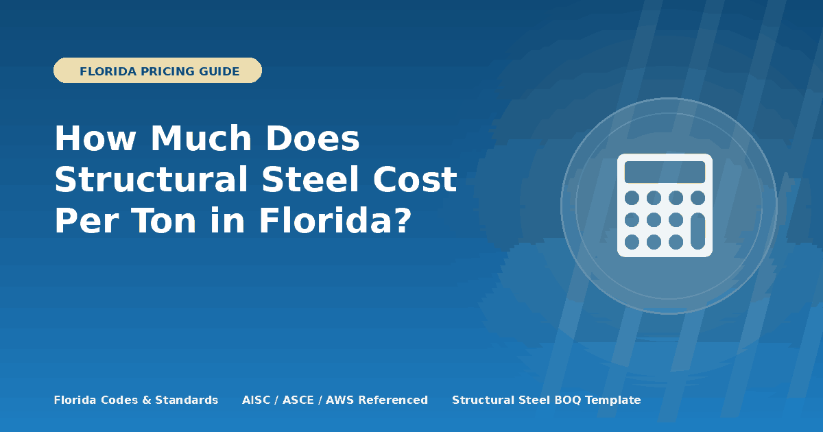 How Much Does Structural Steel Cost Per Ton in Florida?