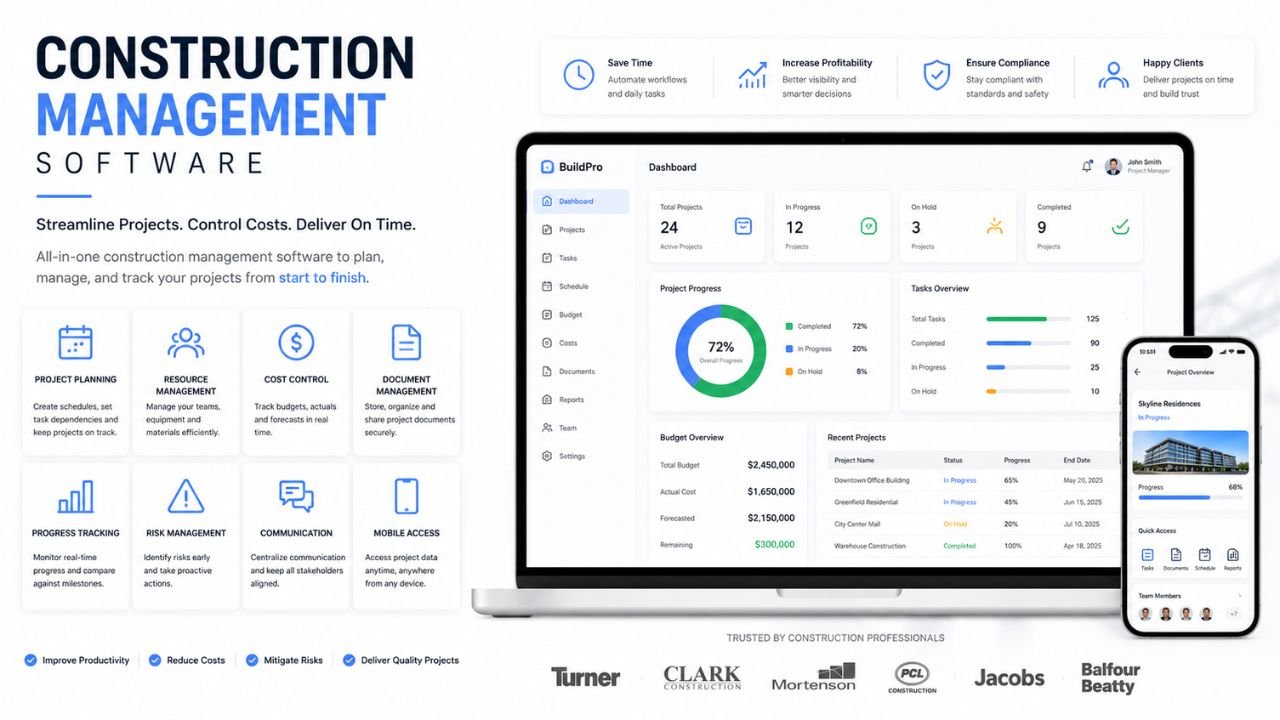 top 10 construction management software in Florida