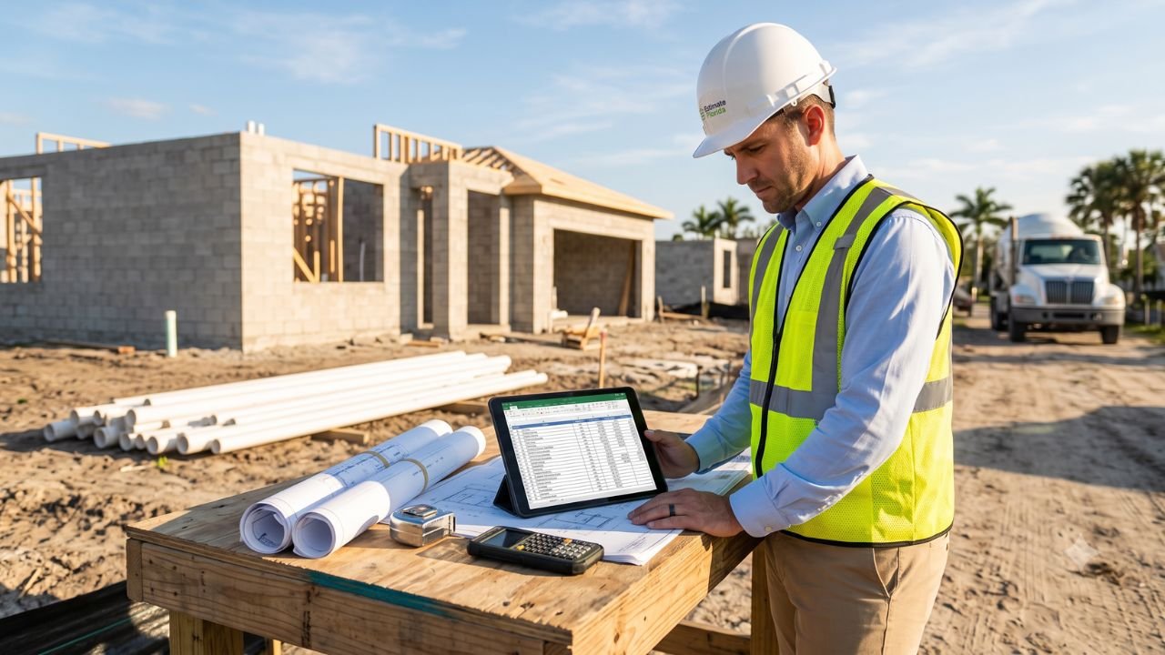 Electrical estimate template Excel Florida