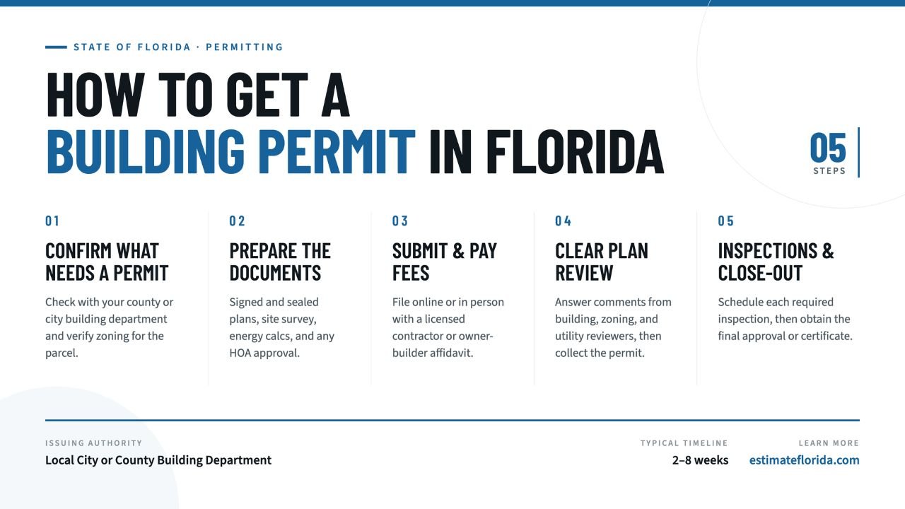 How to get a building permit in Florida