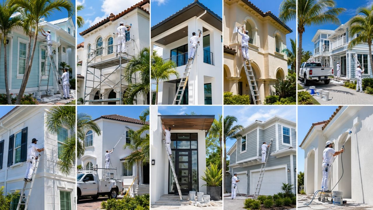 Top 10 exterior painting companies in Florida providing professional residential and commercial exterior painting services