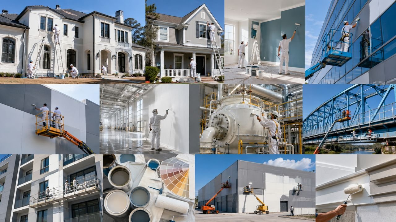 Commercial, residential, and industrial painting services in Florida