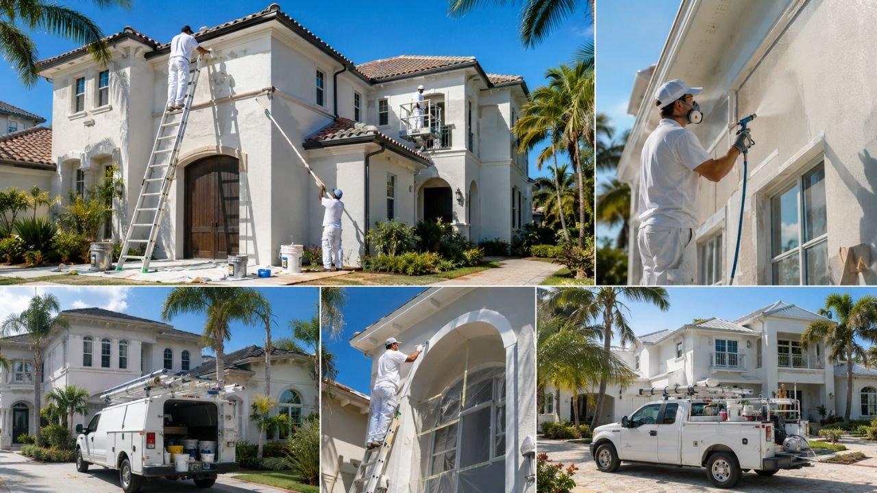 Top 5 exterior painting companies in Florida providing professional residential and commercial painting services