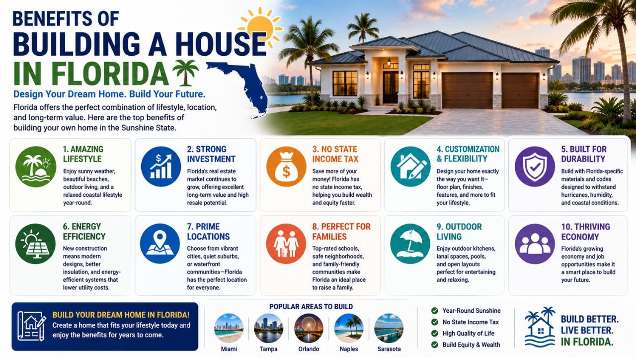 Benefits of Building a House in Florida