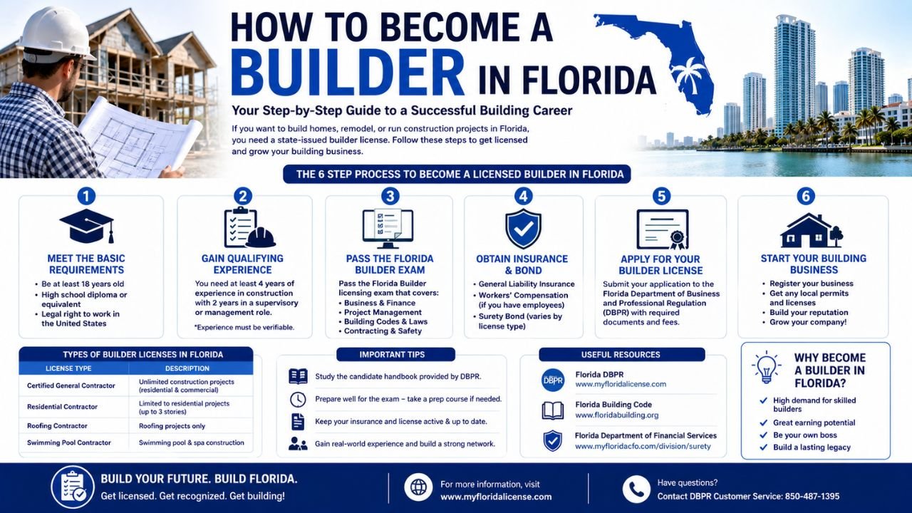 how to become a builder in Florida