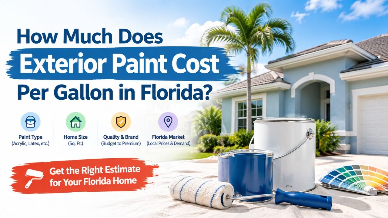 How Much Does Exterior Paint Cost Per Gallon in Florida?